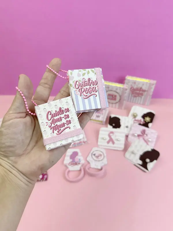 Chaveiro Post-it | Outubro Rosa